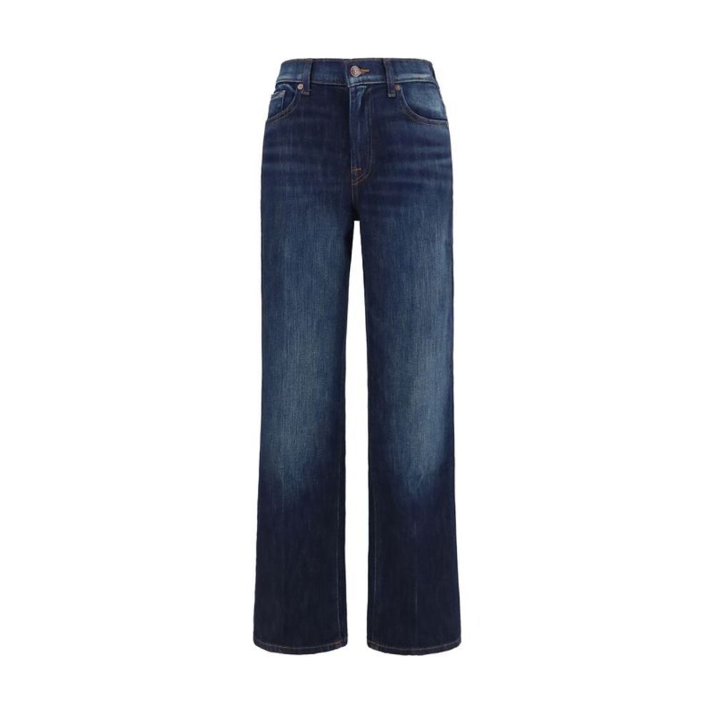 7For Women Straight-Leg Vintage Wash Jeans